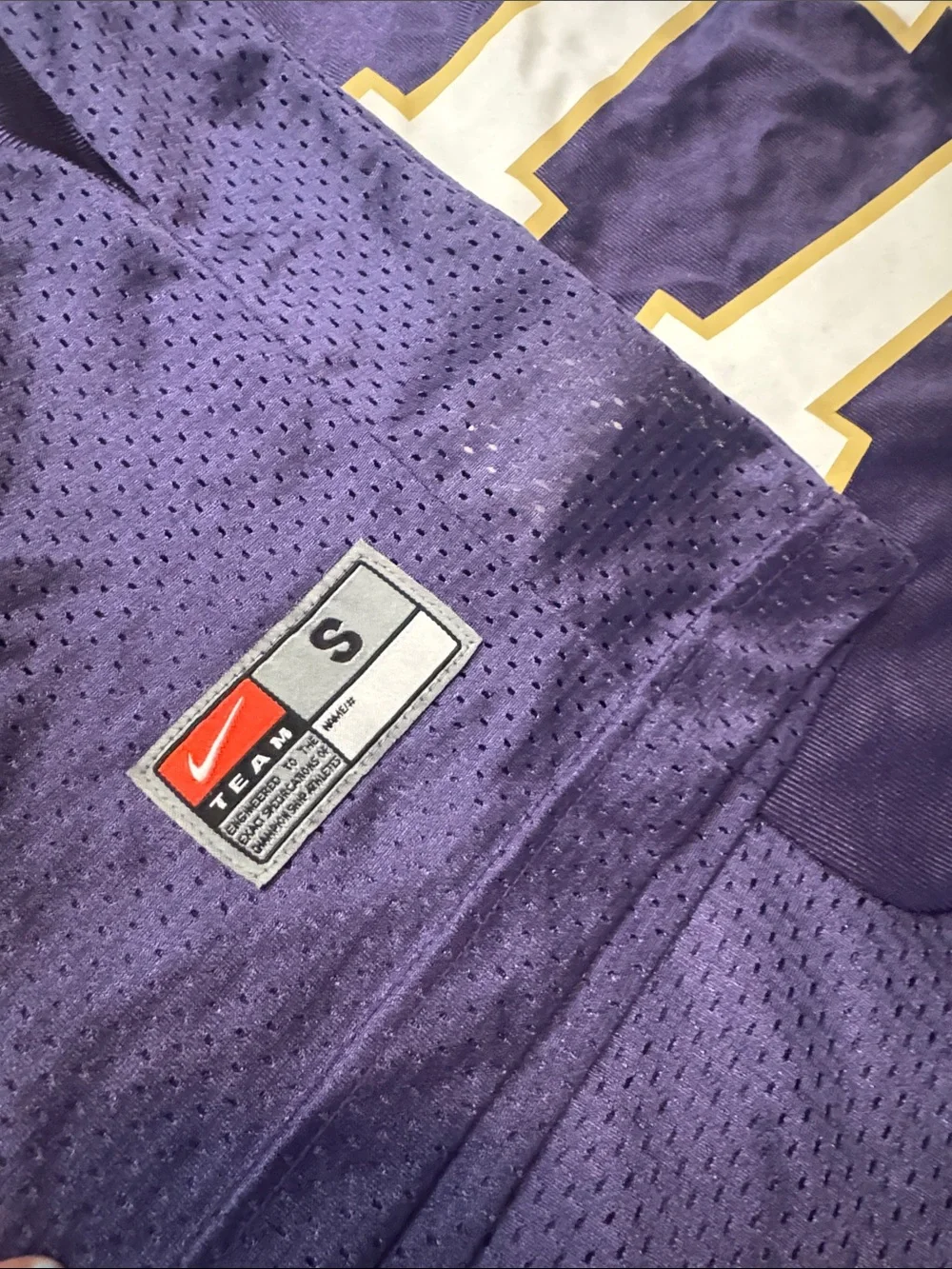 Washington Huskies Nike Purple & Gold #17 Boy’s Football Jersey